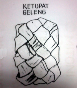 ketupat geleng