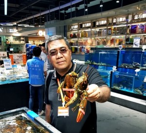 Wakil Ketua Umum Kadin Indonesia Bidang Kelautan dan Perikanan Yugi Prayanto menjajaki ekspor perikanan ke China melalui anak perusahaan Ali Baba Group yang memiliki 150 outlet supermarket digital (Foto: Istimewa)