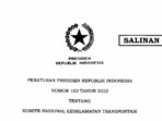 Presiden Terbitkan Perpres 102/2022 tentang KNKT